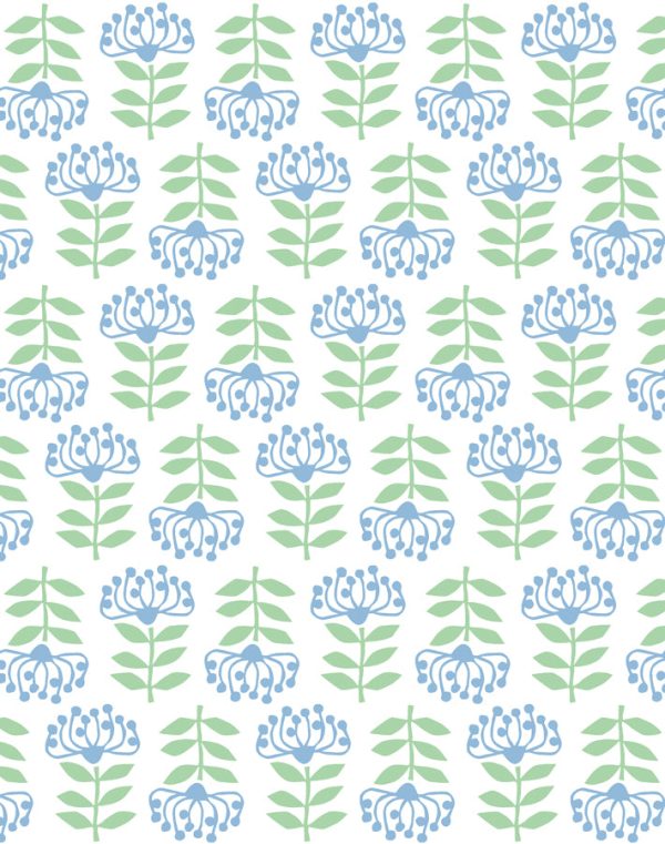 Stylized Papyrus  Wallpaper by Tea Collection - Cornflower Discount