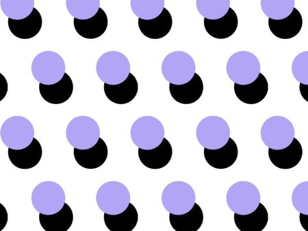 Pop Dots  Wallpaper by Clare V. - Lavender Discount