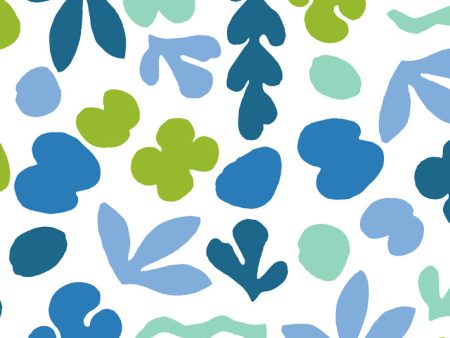 Sea Garden  Wallpaper by Tea Collection - Lapis Lime Online Hot Sale