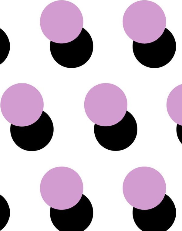 Pop Dots  Wallpaper by Clare V. - Lilac Sale