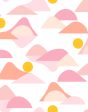 Slopes  Wallpaper by Tea Collection - Pink Cheap