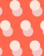 Pop Dots  Wallpaper by Clare V. - Retro Red For Cheap