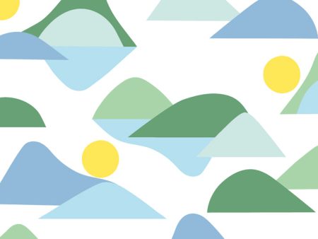 Slopes  Wallpaper by Tea Collection - Green Supply