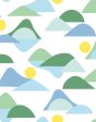 Slopes  Wallpaper by Tea Collection - Green Supply