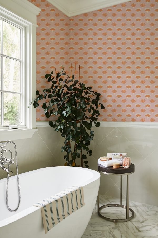 Lotus Papyrus  Wallpaper by Tea Collection - Creamsicle Online Hot Sale