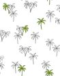 Palms  Wallpaper by Tea Collection - Lime Cheap