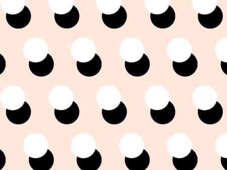 Pop Dots  Wallpaper by Clare V. - Peach For Cheap