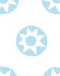 Sun Dial  Wallpaper by Tea Collection - Baby Blue Supply