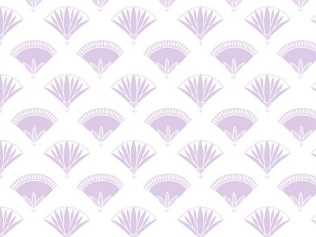 Lotus Papyrus  Wallpaper by Tea Collection - Lavender Hot on Sale