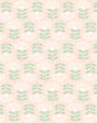 Stylized Papyrus  Wallpaper by Tea Collection - Peach For Sale