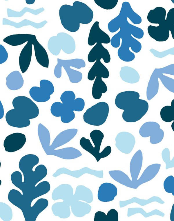 Sea Garden  Wallpaper by Tea Collection - Blue on Sale