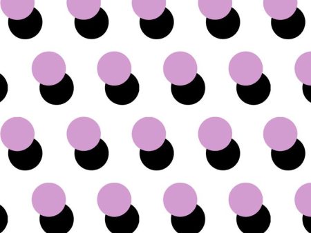 Pop Dots  Wallpaper by Clare V. - Lilac Sale