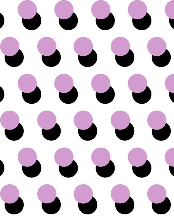 Pop Dots  Wallpaper by Clare V. - Lilac Sale