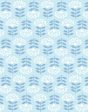 Stylized Papyrus  Wallpaper by Tea Collection - Pale Blue Supply