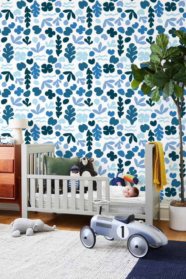 Sea Garden  Wallpaper by Tea Collection - Blue on Sale