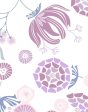 Mediterranean Floral  Wallpaper by Tea Collection - Lavender Fashion