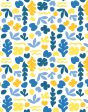 Small Sea Garden  Wallpaper by Tea Collection - Gold   Blue Online