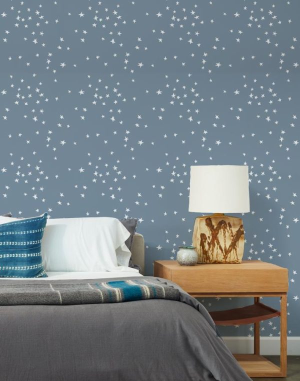 Star  Wallpaper by Clare V. - Silver For Discount