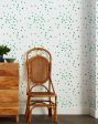 Star  Wallpaper by Clare V. - Green   White For Discount