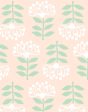 Stylized Papyrus  Wallpaper by Tea Collection - Peach For Sale