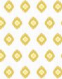 Tangier Medallion  Wallpaper by Wallshoppe - Yellow For Discount