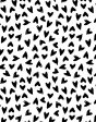 Hearts  Wallpaper by Sugar Paper - Black on White Online Sale