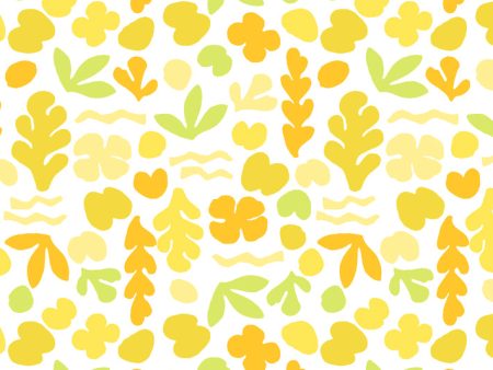 Small Sea Garden  Wallpaper by Tea Collection - Yellow Supply