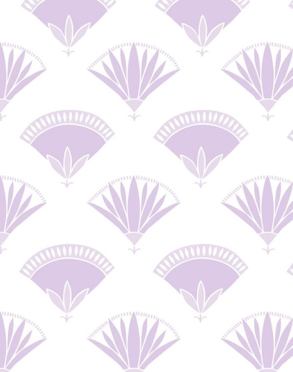 Lotus Papyrus  Wallpaper by Tea Collection - Lavender Hot on Sale