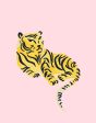 Tigers  Wallpaper by Tea Collection - Ballet Slipper on Sale