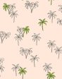 Palms  Wallpaper by Tea Collection - Peach Cheap