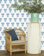 Raja The Elephant  Wallpaper by Wallshoppe - Cadet Blue Online Sale