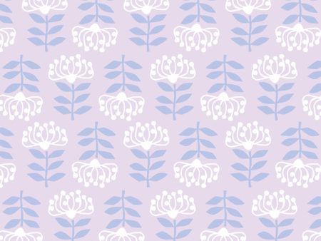 Stylized Papyrus  Wallpaper by Tea Collection - Lavender Supply