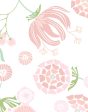 Mediterranean Floral  Wallpaper by Tea Collection - Pink Online Sale