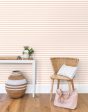 Cabana Stripe  Wallpaper by Sugar Paper - Pink Supply