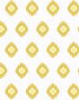 Tangier Medallion  Wallpaper by Wallshoppe - Yellow For Discount