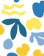 Sea Garden  Wallpaper by Tea Collection - Gold Blue Fashion