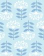 Stylized Papyrus  Wallpaper by Tea Collection - Pale Blue Supply