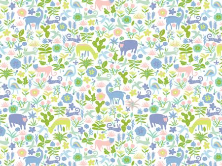 Menagerie  Wallpaper by Tea Collection - Blush Fashion