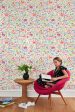 Menagerie  Wallpaper by Tea Collection - Pink Cheap