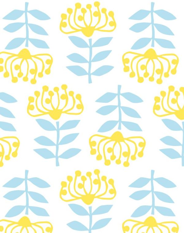 Stylized Papyrus  Wallpaper by Tea Collection - Daffodil For Cheap