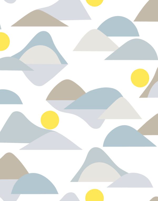 Slopes  Wallpaper by Tea Collection - Gray Cheap