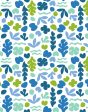 Small Sea Garden  Wallpaper by Tea Collection - Lapis   Lime For Sale