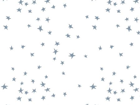 Star  Wallpaper by Clare V. - Silver   White For Cheap