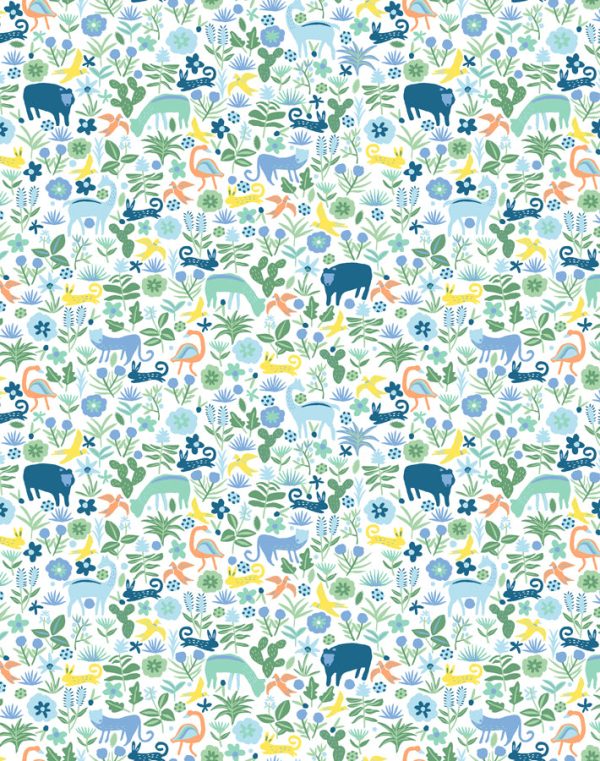 Menagerie  Wallpaper by Tea Collection - Spring Green Hot on Sale