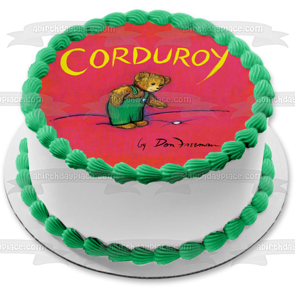 Corduroy Don Freeman Teddy Bear Edible Cake Topper Image ABPID04012 Sale