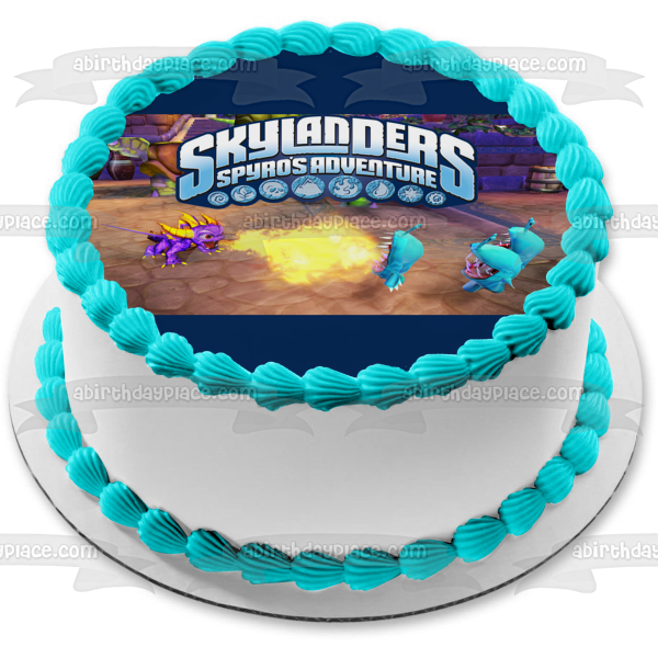 Skylanders Emblems Spyro s Adventure Edible Cake Topper Image ABPID08462 Online