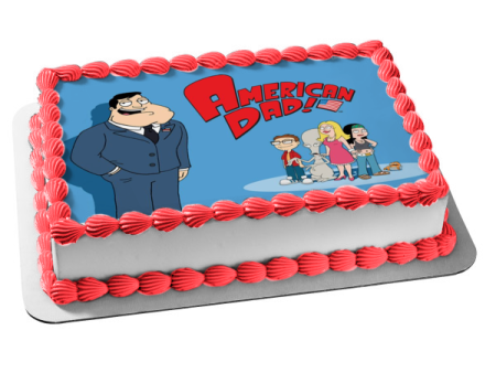 American Dad Stan Smith Francine Hayley Steve and Roger Edible Cake Topper Image ABPID01046 Discount