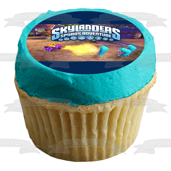 Skylanders Emblems Spyro s Adventure Edible Cake Topper Image ABPID08462 Online