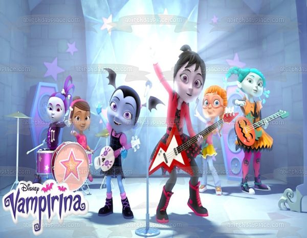 Vampirina Friends  Ghoul Girls Rock Band Edible Cake Topper Image ABPID01583 For Sale