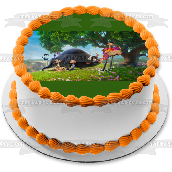 Ferdinand Valiente Guapo Nina Trees Flowers Edible Cake Topper Image ABPID01361 on Sale